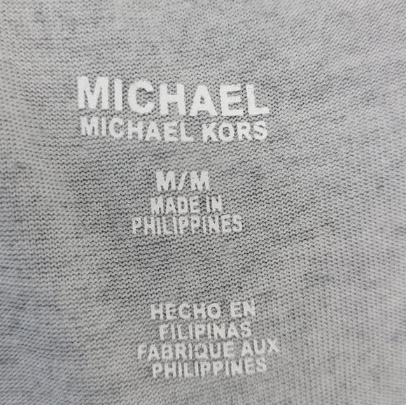 MICHAEL MICHAEL KORS Womens Silver Chain Cowl Neck Tank Top Size M - Picture 13 of 14